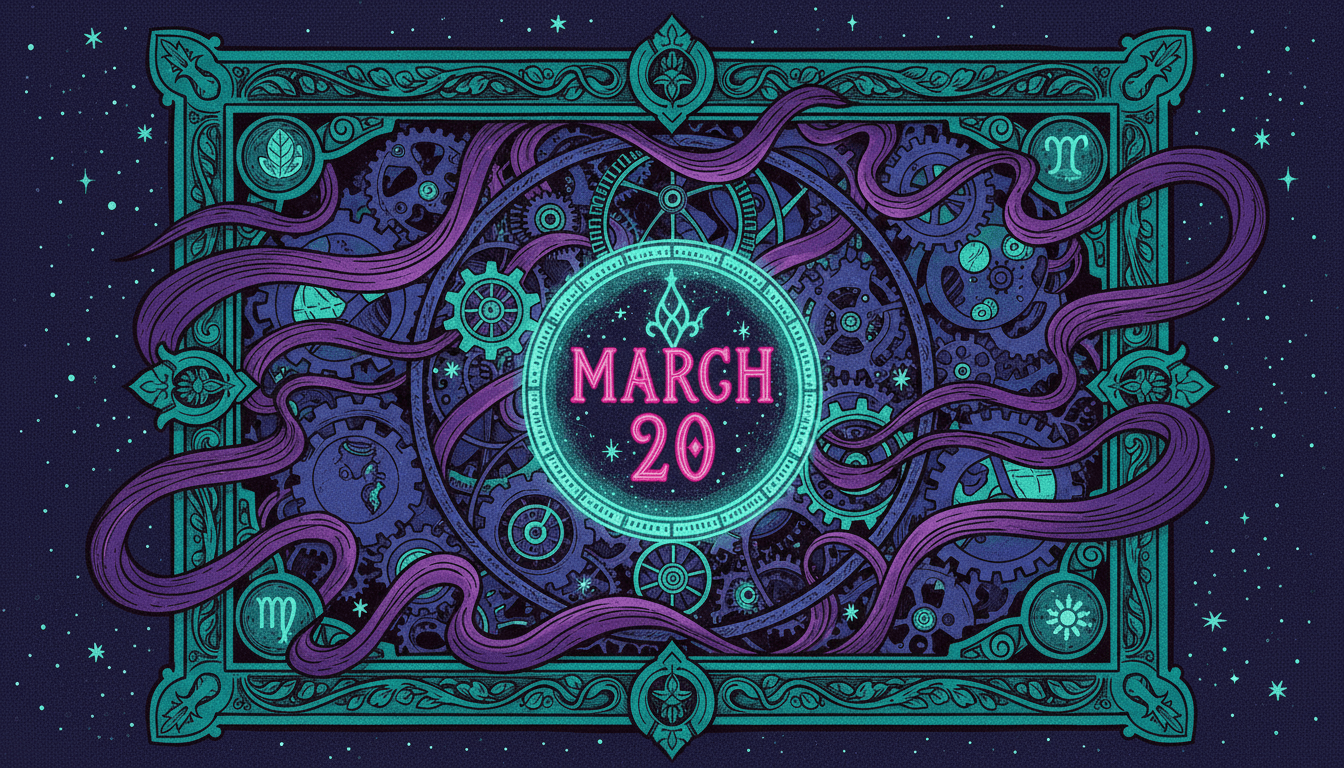 Detailed natal chart wheel with zodiac signs, houses, and planetary symbols